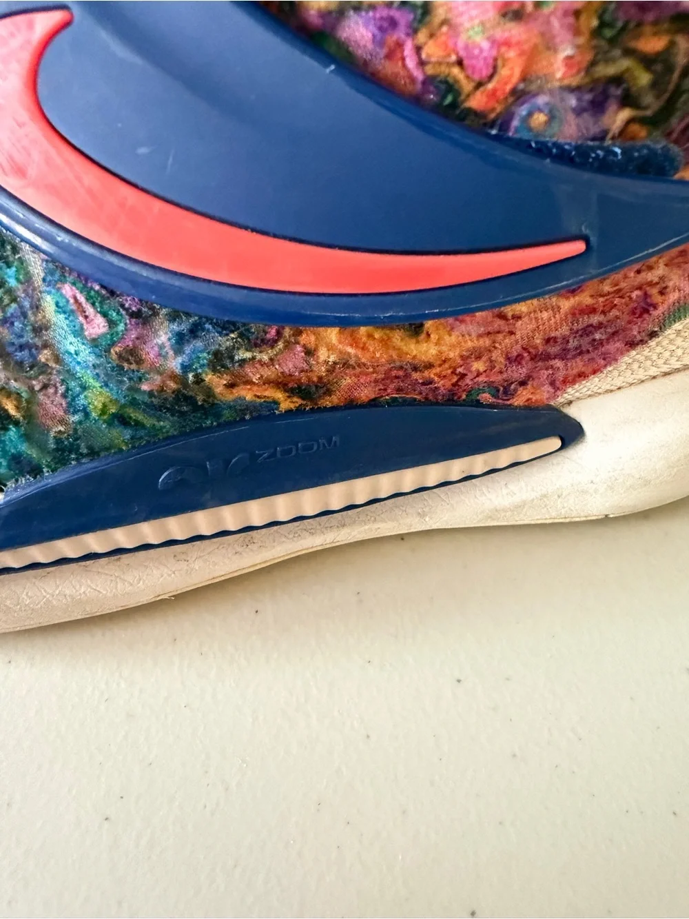 Nike KD 14 Basketball Shoes | Multi-Color Knit | Men's US 8.5 Kevin Durant
